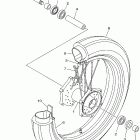 V Star 1100 Переднее колесо