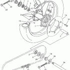 WR 400F Заднее колесо