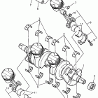 FZR600 Коленчатый вал и Поршень