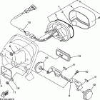 V-STAR CUSTOM-XVS650LC/XVS650L Фонарь задний