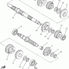 Royal Star Boulevard 1300-XVZ13AKC/XVZ13AK Трансмиссия
