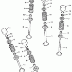 YZ 400F Клапана