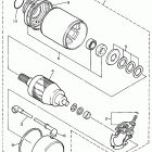 FZR600 Стартер электрический
