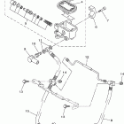 DRAG STAR(V STAR)  XVS1100LC/XVS1100L Главный тормозной цилиндр,передний