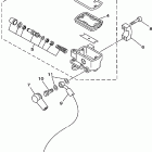 V-STAR CLASSIC-XVS650ALC/XVS650AL Главный тормозной цилиндр,передний
