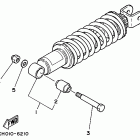 TT-R225 Задняя подвеска
