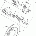 V-STAR CLASSIC-XVS650ALC/XVS650AL Передний тормозной суппорт