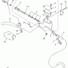 YZ 80 Главный тормозной цилиндр,передний
