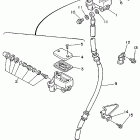 XT 225 Главный тормозной цилиндр,передний