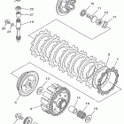 YZ 125 Сцепление
