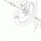 WR 400F Переднее колесо