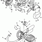 Virago 535 Выхлопная система