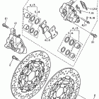 FZR600 Передний тормозной суппорт