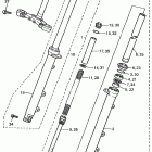FZR600 Передняя вилка