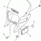 XT225L/XT225LC Обтекатель 1