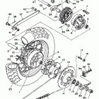 Virago 250 Заднее колесо