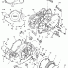 VIRAGO 1100-XV 1100 Крышка картера двигателя