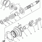 V-STAR CUSTOM-XVS650LC/XVS650L Промежуточный ведущий вал