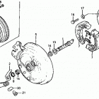 ATC185S 185 / s / 20 front brake panel 80-82