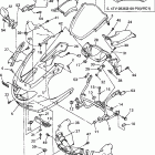YZF600RK/YZF600RKC Обтекатель 1