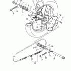 YZ 400F Заднее колесо