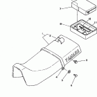 XT350KC/XT350K Сидение