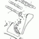 Royal Star Boulevard 1300-XVZ13AKC/XVZ13AK Цепь механизма газораспределения