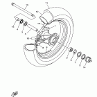 V STAR 650 CLASSIC-XVS650AK Переднее колесо