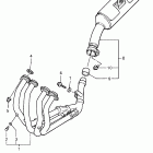 YZF600RK/YZF600RKC Выхлопная система