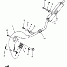 YZ 80 Выхлопная система
