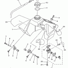 YZ 80 Топливный бак