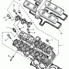 FZR 600RK Головка цилиндра