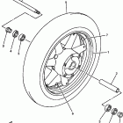 Royal Star 1300 Tour Deluxe-XVZ13ATKC/XVZ13LTKC/XVZ13ATK/XVZ13LTK Переднее колесо