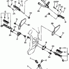 FZR600RKC Подножки
