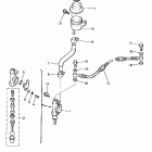 VMX12K V-MAX 1200 Задний торм цилиндр