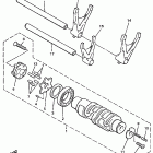 Royal Star Tour Deluxe-XVZ 13LT Shift cam fork (ltk - ltkc - atk - atkc)