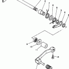 XT350KC/XT350K Вал переключения