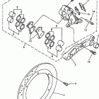 Royal Star 1300 Tour Deluxe-XVZ13ATKC/XVZ13LTKC/XVZ13ATK/XVZ13LTK Задний суппорт тормозной