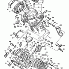 Virago 535 Головка цилиндра