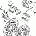 FZR600RKC Передний тормозной суппорт
