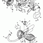 Virago 535 Выхлопная система