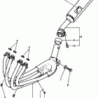 FZR600RKC Выхлопная система