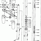 Royal Star 1300 Tour Deluxe-XVZ13ATKC/XVZ13LTKC/XVZ13ATK/XVZ13LTK Передняя вилка
