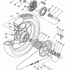 XT 350 Заднее колесо