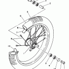 YZ 80 Переднее колесо