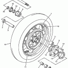 Royal Star Tour Deluxe-XVZ 13LT Rear wheel (ltk - ltkc - atk - atkc)