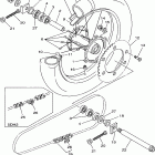 YZ125K1 Заднее колесо