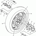 Royal Star 1300 Tour Deluxe-XVZ13ATKC/XVZ13LTKC/XVZ13ATK/XVZ13LTK Заднее колесо