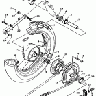 FZR 600RK Заднее колесо
