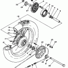 XT 225 Заднее колесо